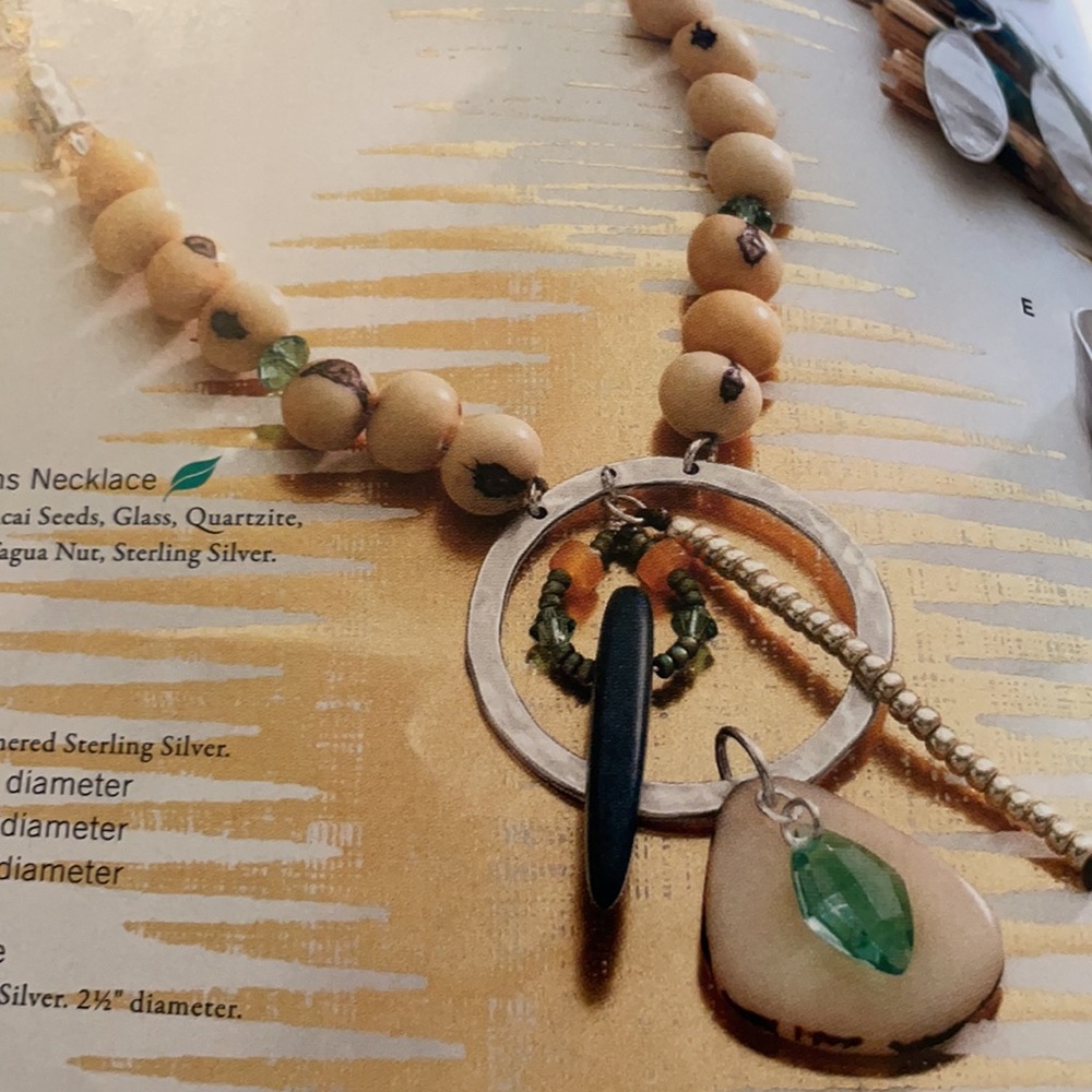 Silpada Tropical Palms Necklace - Picture 6 of 8